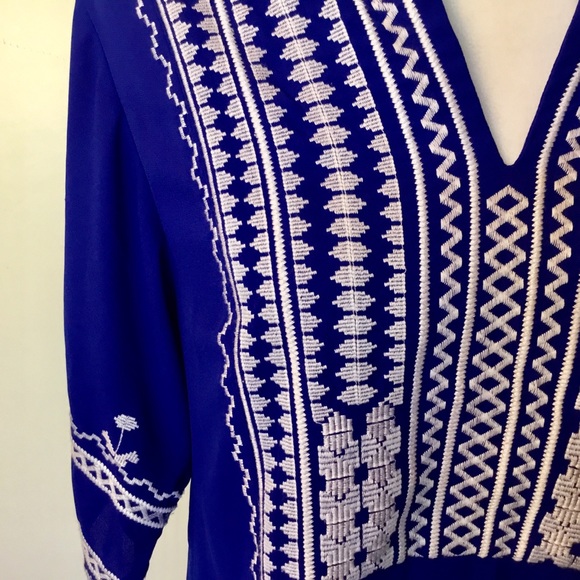 Stitch Fix Skies Are Blue Senza Embroidery Detail Top - S - Picture 2 of 6